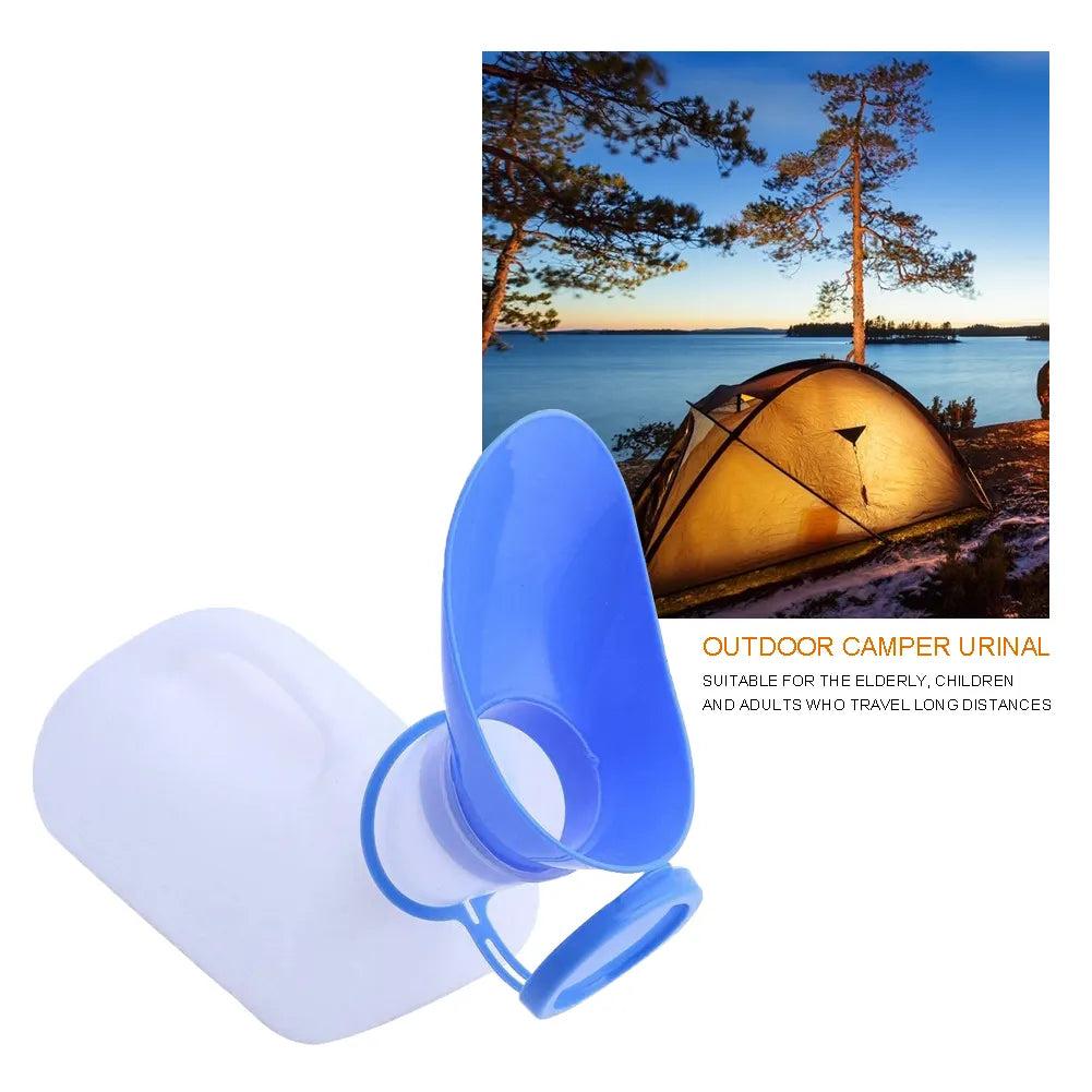 Portable Travel Camping Toilet with Lid & Liners by HitMyNeed