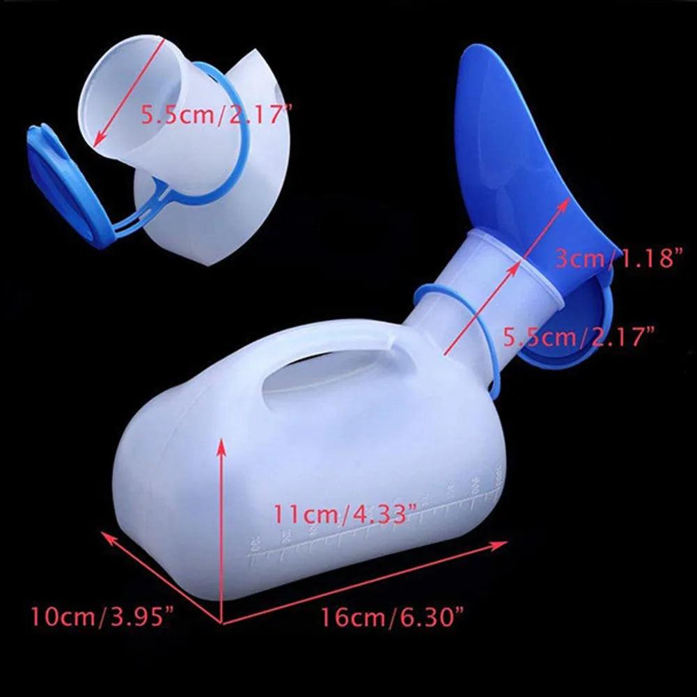 Portable Travel Camping Toilet with Lid & Liners by HitMyNeed