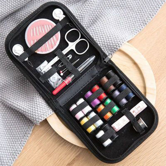 Portable Travel Sewing Kit with Zipper Pouch by HitMyNeed