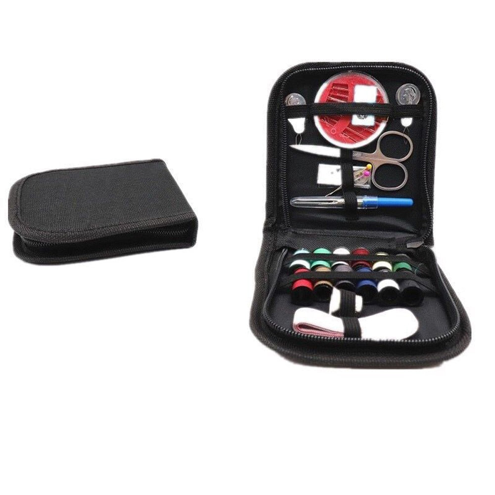 Portable Travel Sewing Kit with Zipper Pouch by HitMyNeed
