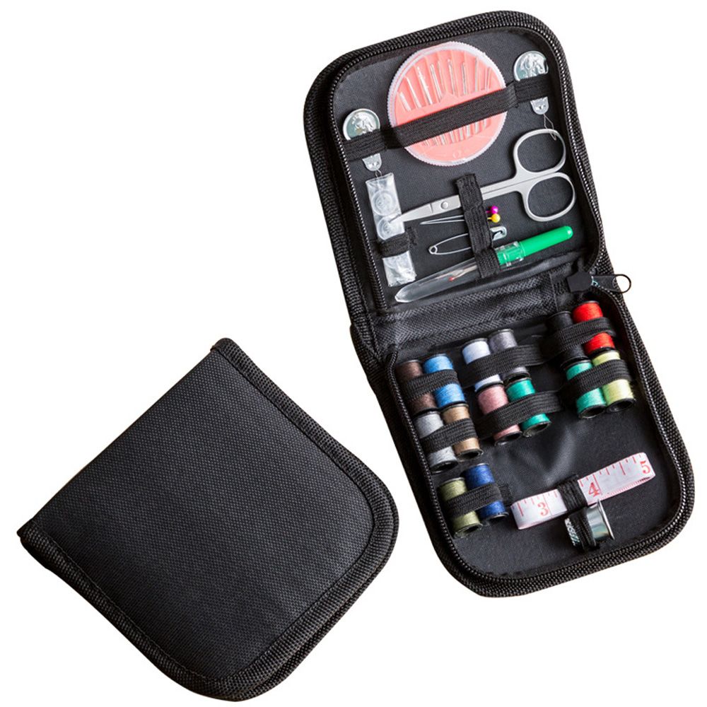 Portable Travel Sewing Kit with Zipper Pouch by HitMyNeed