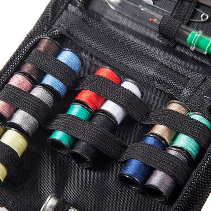 Portable Travel Sewing Kit with Zipper Pouch by HitMyNeed
