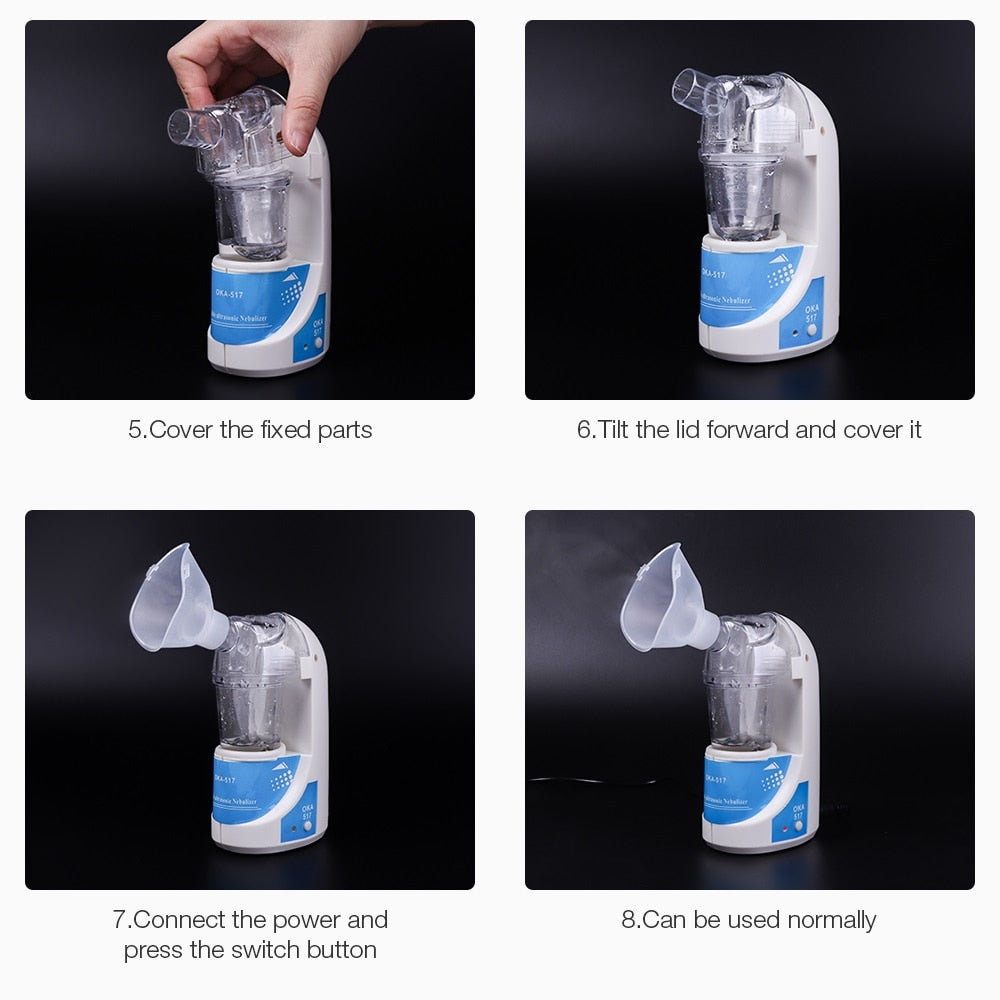 Portable Ultrasonic Nebulizer Machine for Asthma by HitMyNeed