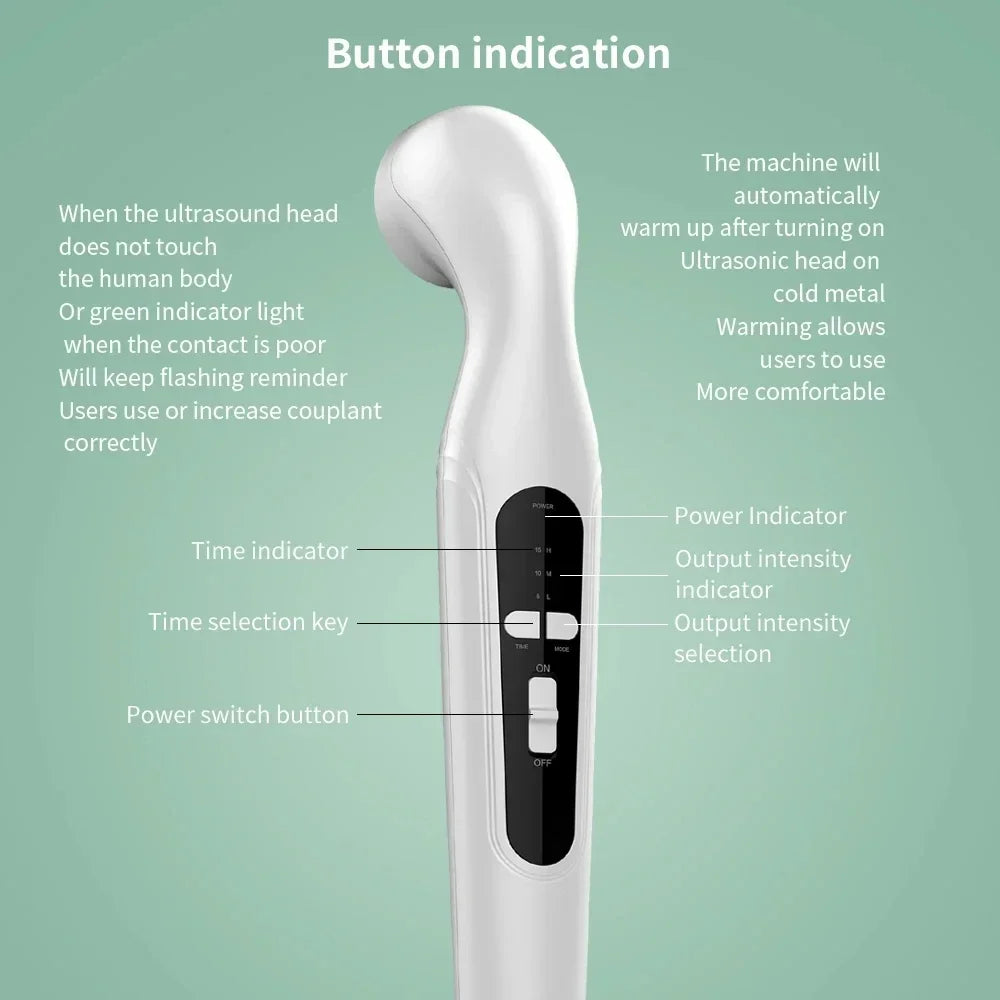 Portable Ultrasound Physiotherapy Machine for Pain Relief by HitMyNeed