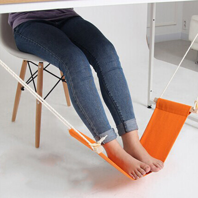 Portable Under-Desk Foot Hammock by HitMyNeed