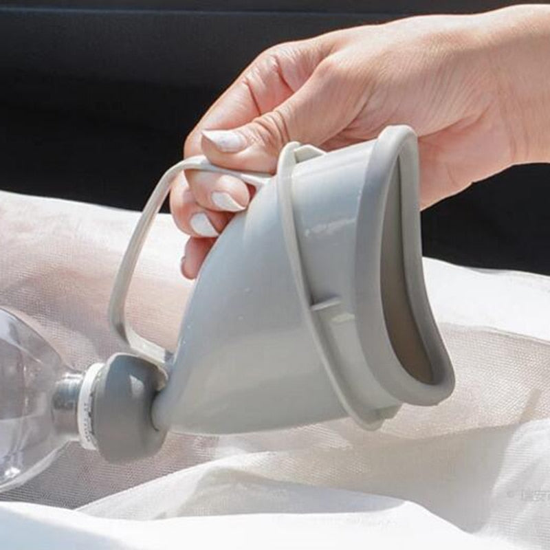 Portable Unisex Urinal Funnel with Handle by HitMyNeed