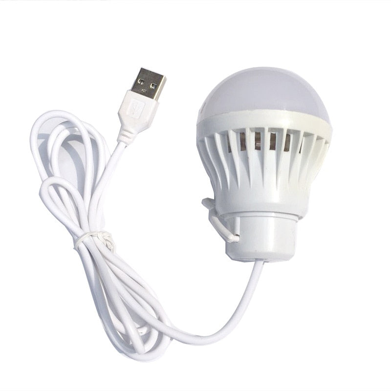 Portable USB Camping Light with Hook, 7W LED by HitMyNeed