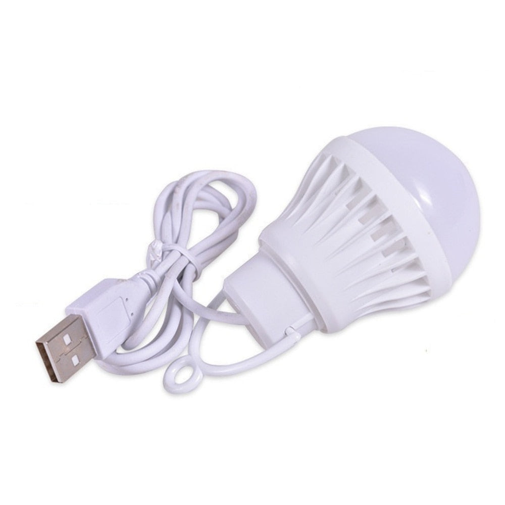 Portable USB Camping Light with Hook, 7W LED by HitMyNeed