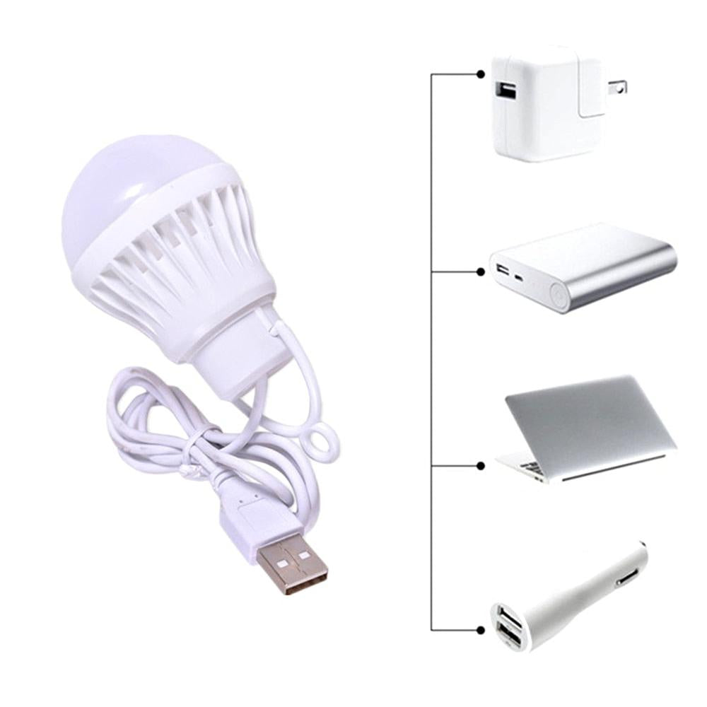 Portable USB Camping Light with Hook, 7W LED by HitMyNeed