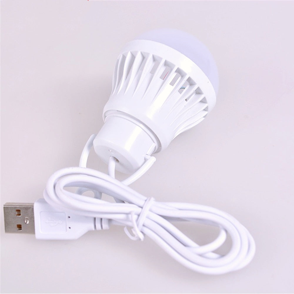 Portable USB Camping Light with Hook, 7W LED by HitMyNeed
