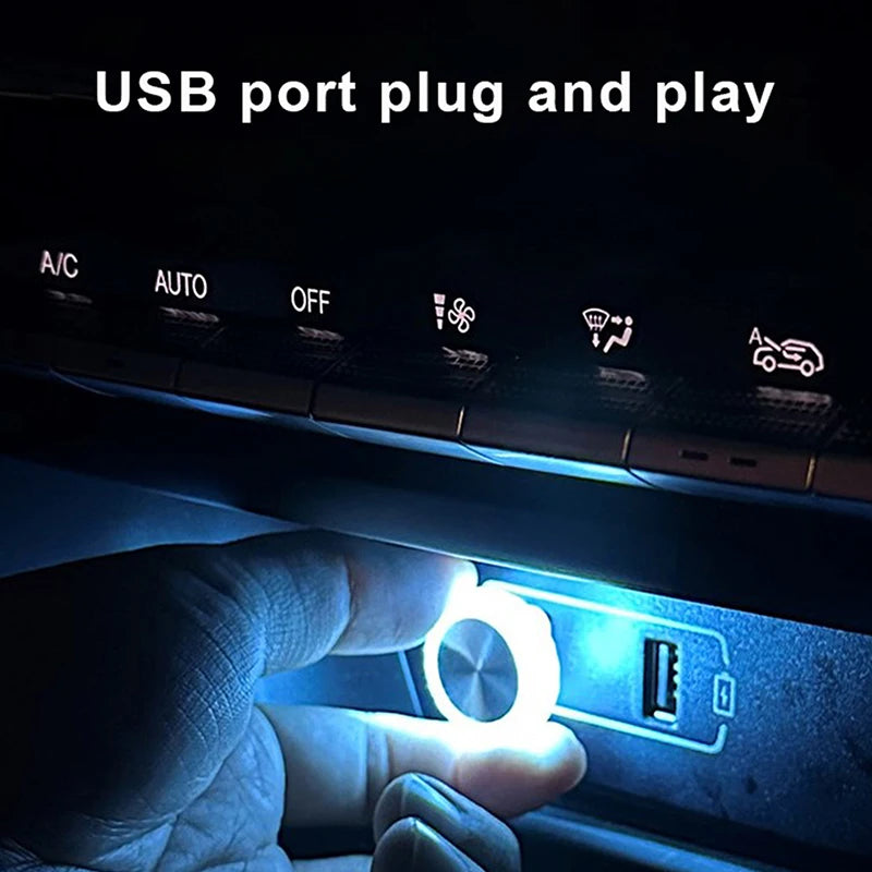 Portable USB Car Ambient Mini LED Interior Light by HitMyNeed