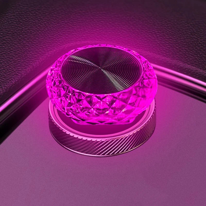 Portable USB Car Ambient Mini LED Interior Light pink by HitMyNeed