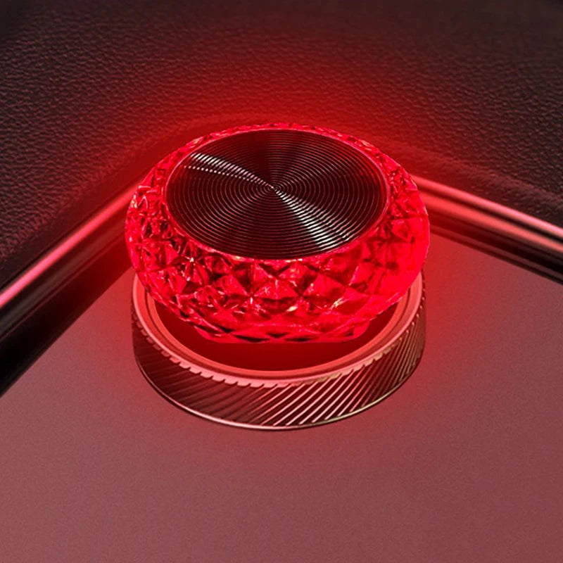 Portable USB Car Ambient Mini LED Interior Light red by HitMyNeed