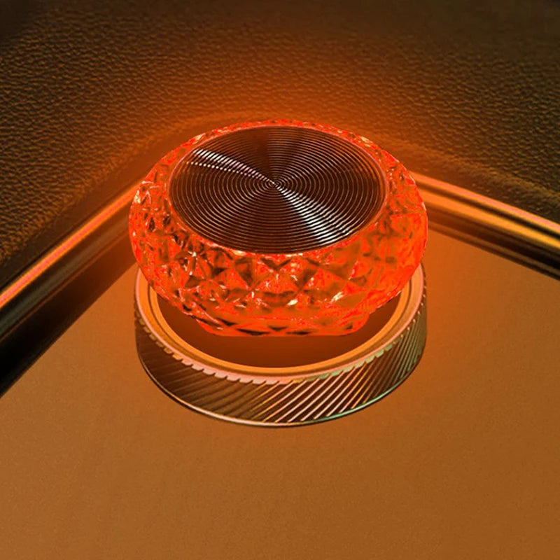 Portable USB Car Ambient Mini LED Interior Light yellow by HitMyNeed