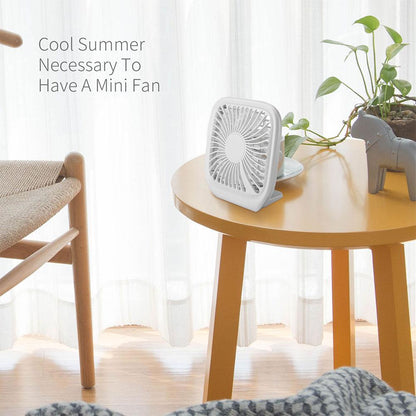 Portable USB Desk Fan with 3-Speed Control by HitMyNeed