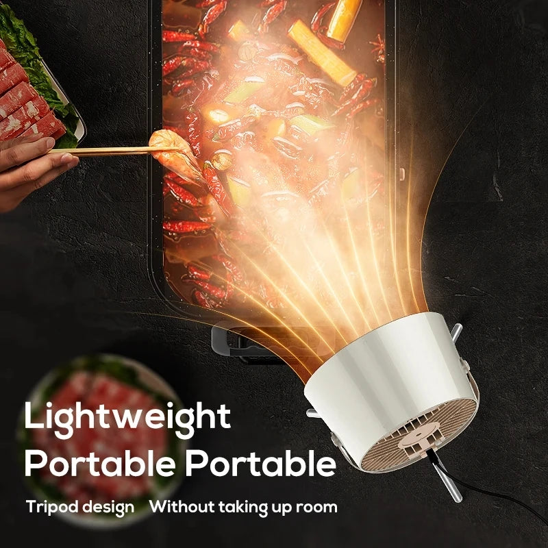 Portable USB Desktop Kitchen Exhaust Fan 42cm by HitMyNeed