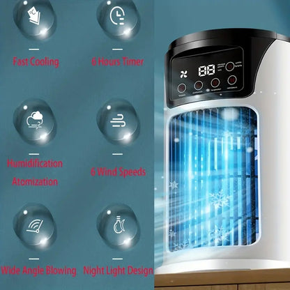 Portable USB Evaporative Air Cooler with LED Lights by HitMyNeed