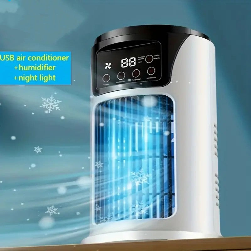 Portable USB Evaporative Air Cooler with LED Lights by HitMyNeed