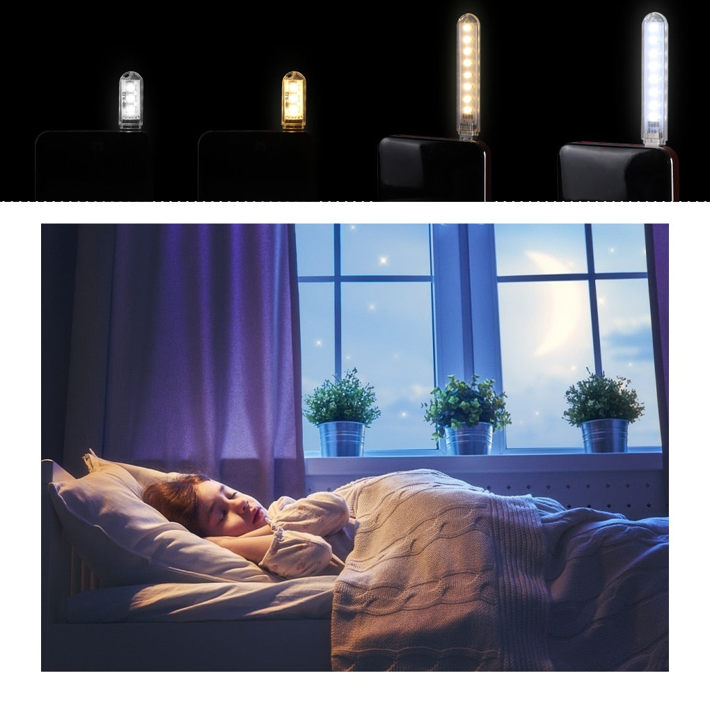 Portable USB LED Book Light (Set of 2) by HitMyNeed