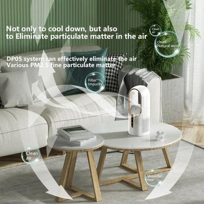 Portable USB Mini Air Cooler Fan with Humidifier by HitMyNeed