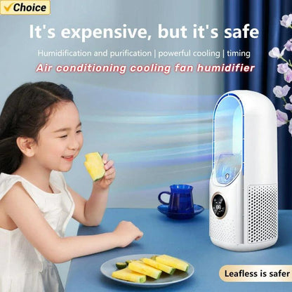 Portable USB Mini Air Cooler Fan with Humidifier by HitMyNeed