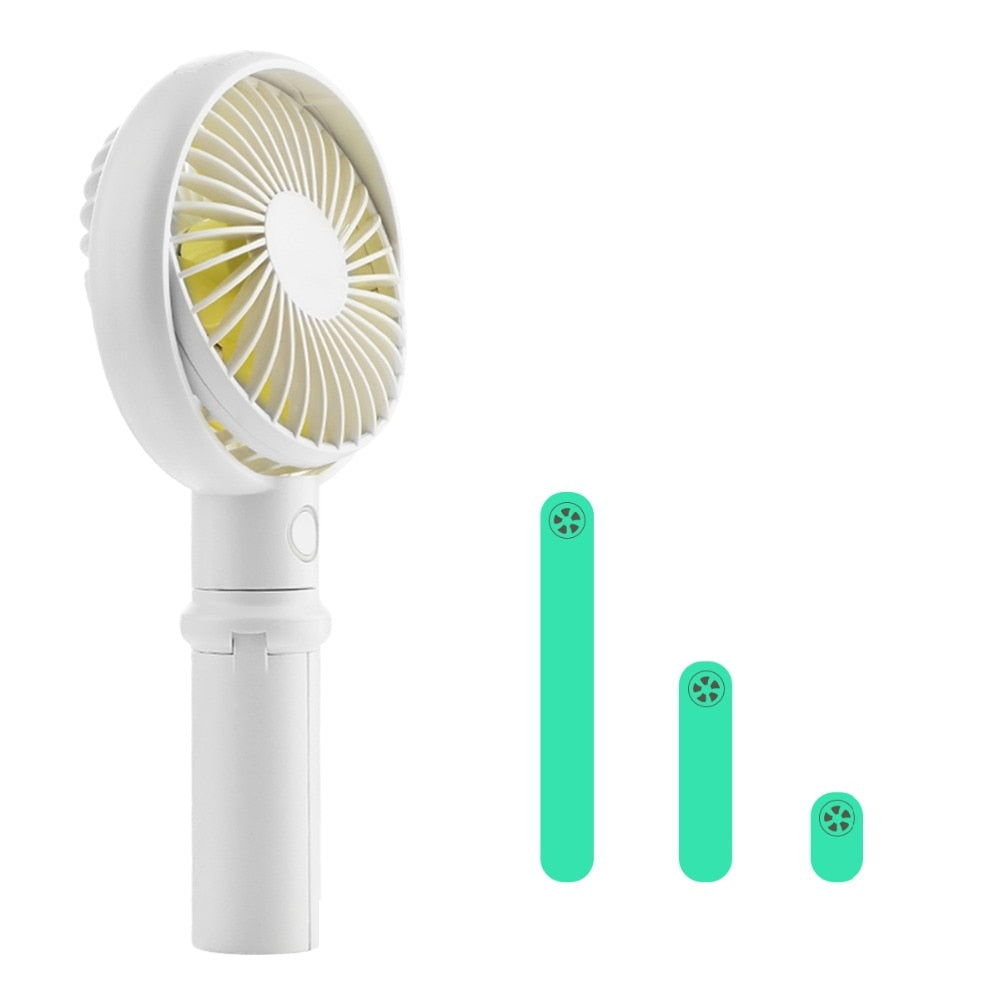 Portable USB Rechargeable Fan with Tripod Stand by HitMyNeed
