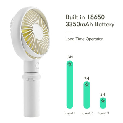 Portable USB Rechargeable Fan with Tripod Stand by HitMyNeed