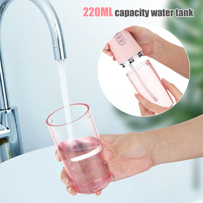 Portable USB Rechargeable Water Flosser 220ml by HitMyNeed