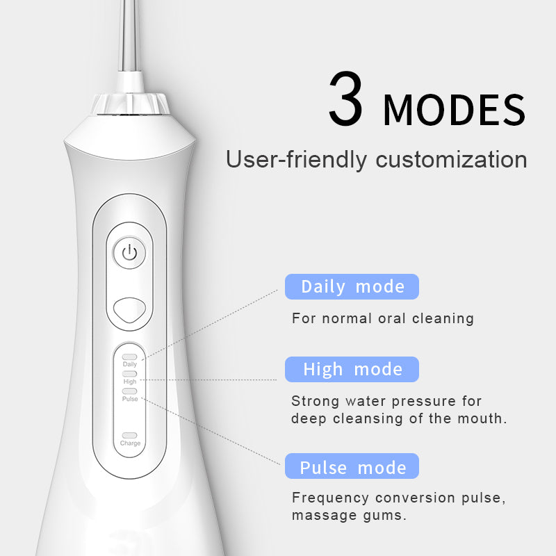 Portable USB Rechargeable Water Flosser SG833 by HitMyNeed