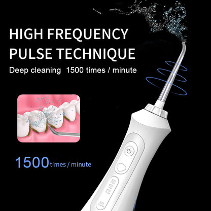 Portable USB Rechargeable Water Flosser SG833 by HitMyNeed