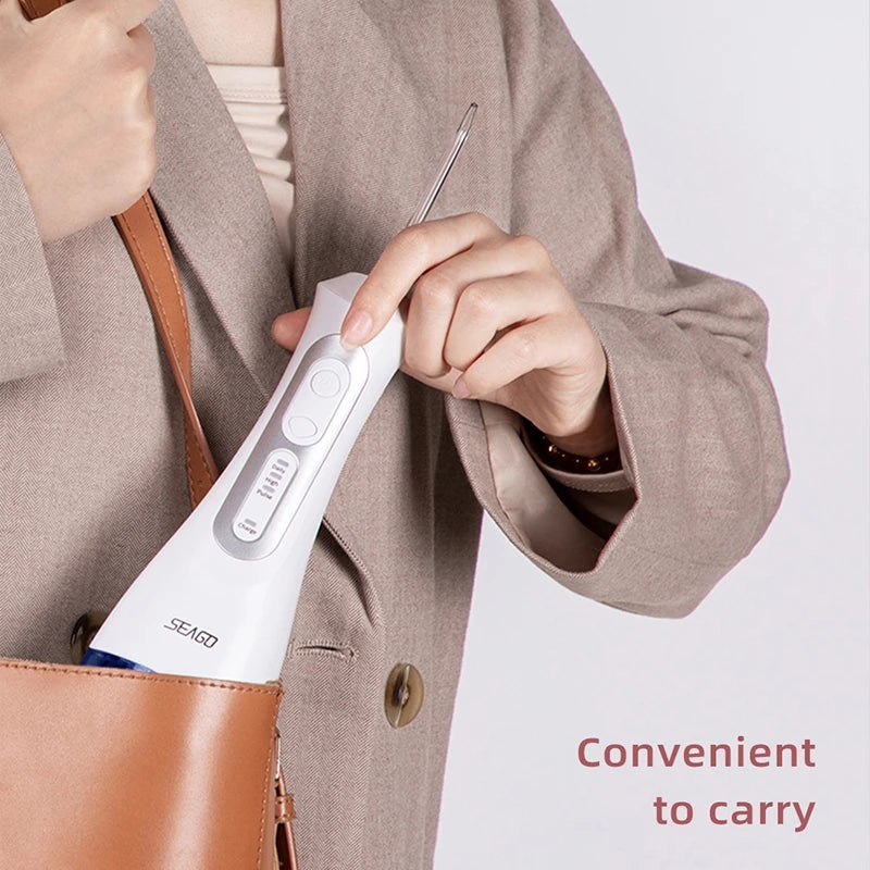 Portable USB Rechargeable Water Flosser SG833 by HitMyNeed