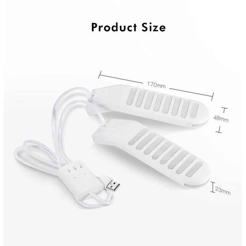 Portable USB Shoe Dryer and Deodorizer by HitMyNeed