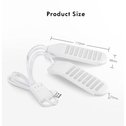 Portable USB Shoe Dryer and Deodorizer by HitMyNeed