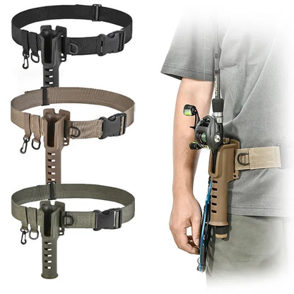 Portable Waist Rod Holder for Hands-Free Fishing by HitMyNeed