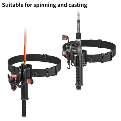 Portable Waist Rod Holder for Hands-Free Fishing by HitMyNeed