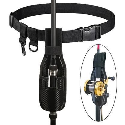 Portable Waist Rod Holder for Hands-Free Fishing by HitMyNeed