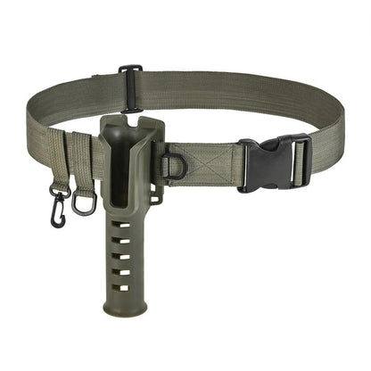 Portable Waist Rod Holder for Hands-Free Fishing green by HitMyNeed