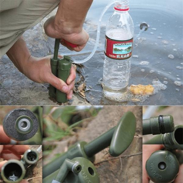 Portable Water Purifier for Camping & Hiking by HitMyNeed