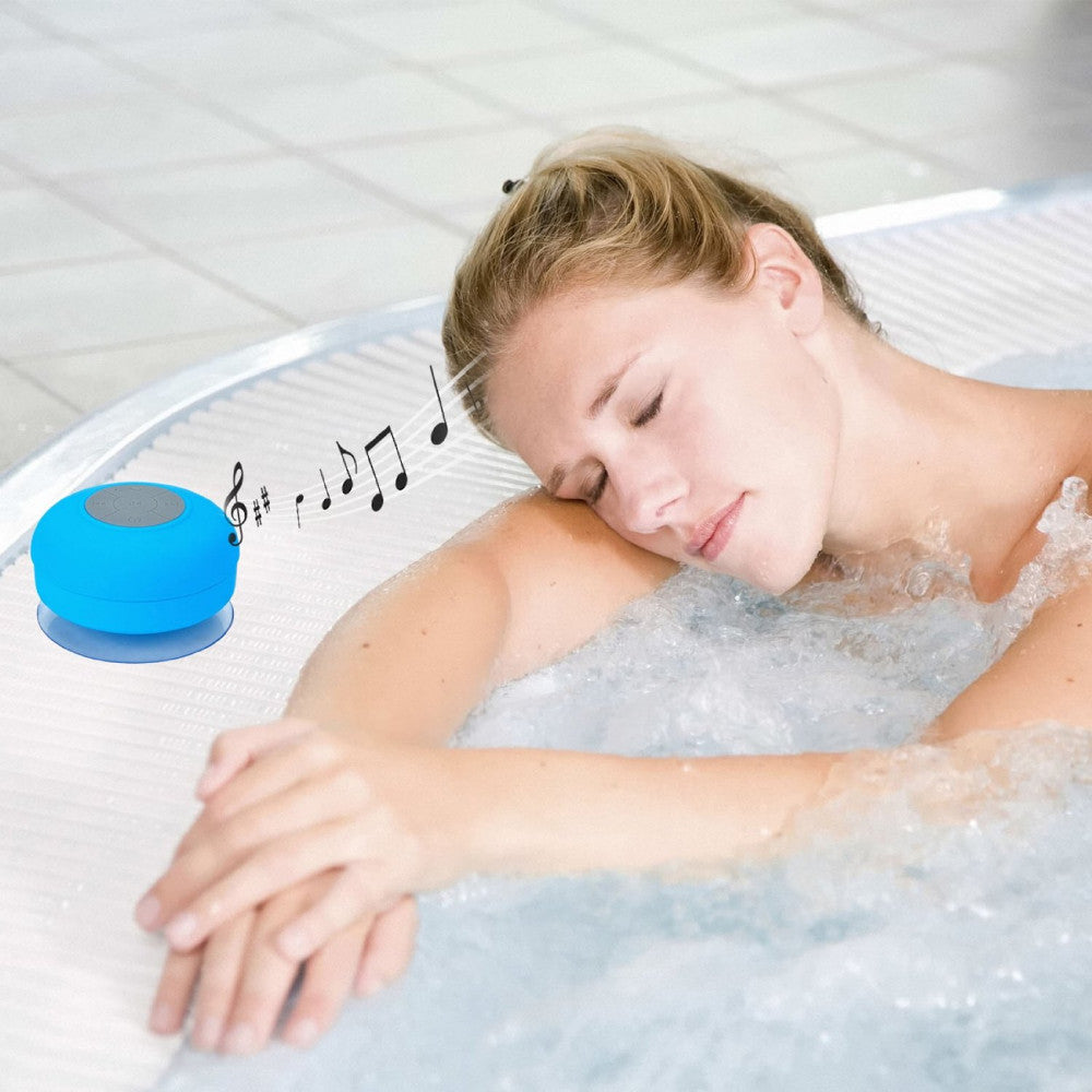 Portable Waterproof Bluetooth Shower Speaker by HitMyNeed