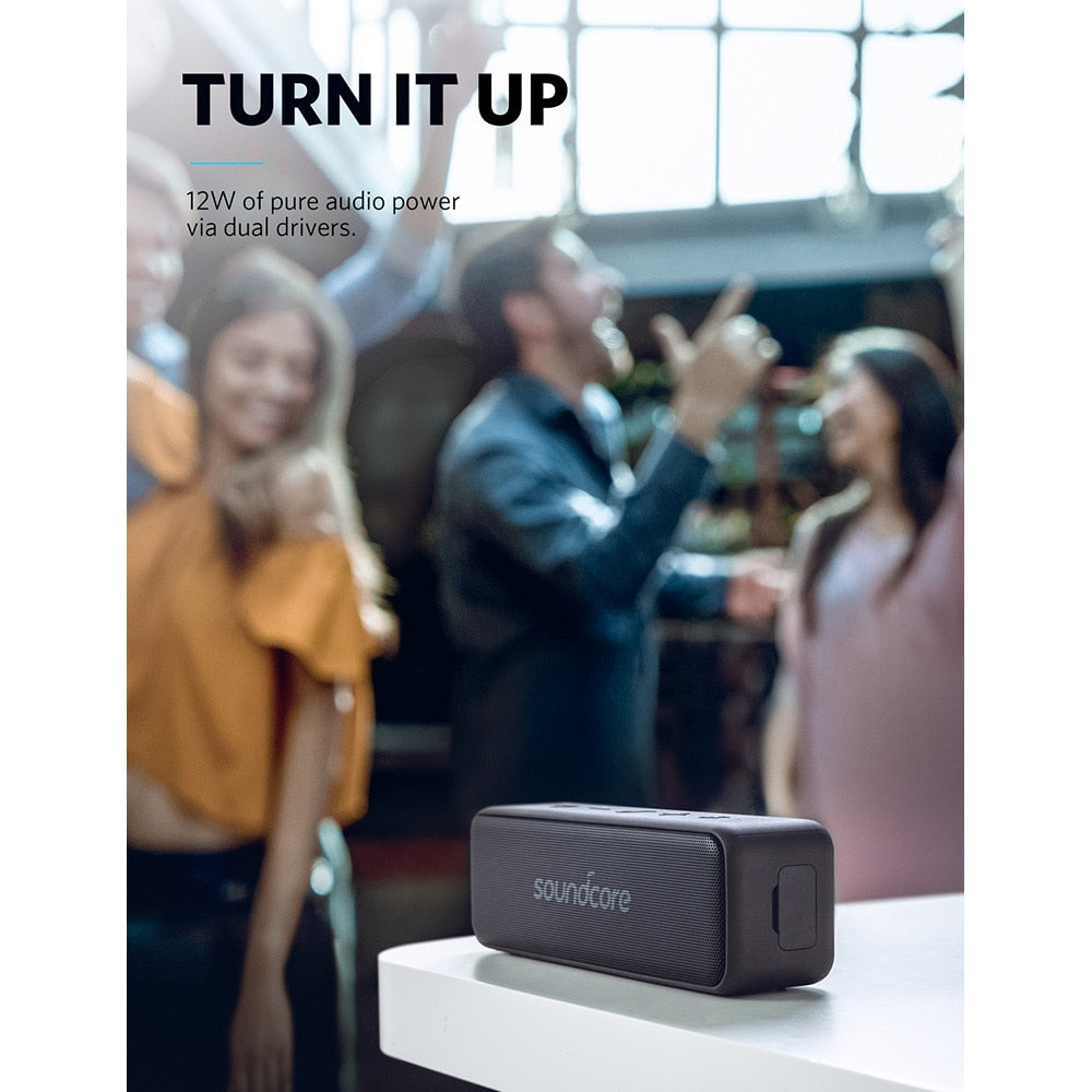 Portable Waterproof Bluetooth Speaker 12W, 12h Playtime by HitMyNeed