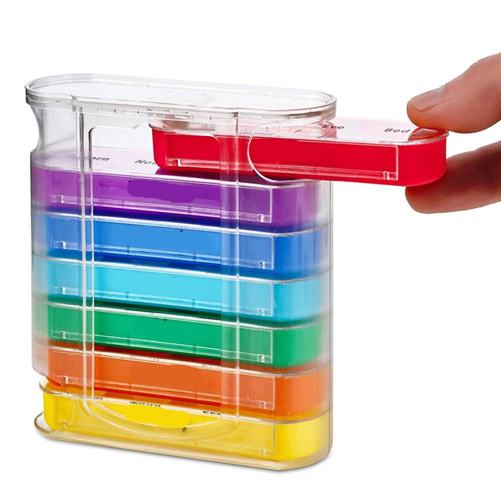 Portable Weekly Medicine Drawer Organizer by HitMyNeed