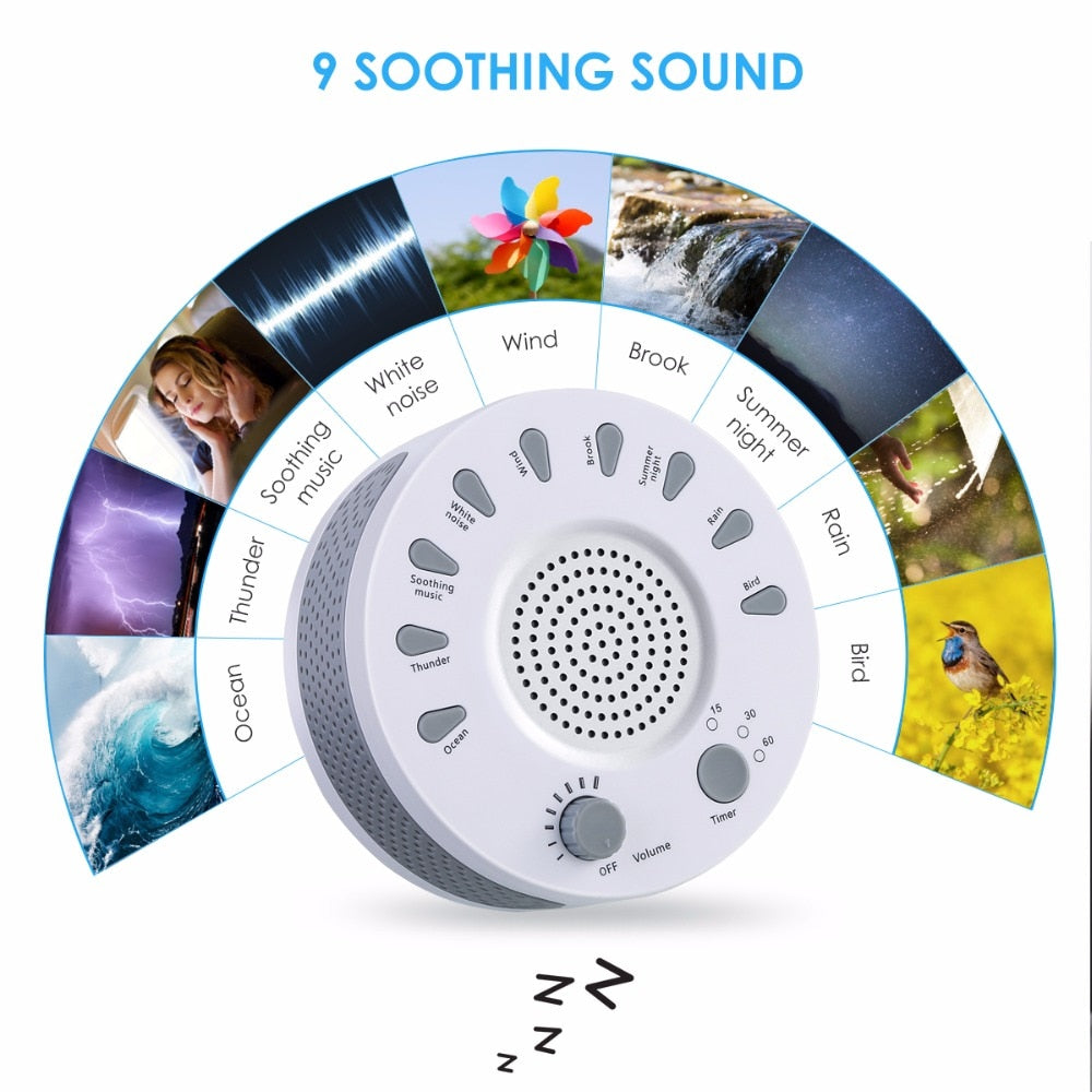 Portable White Noise Sleep Sound Machine by HitMyNeed