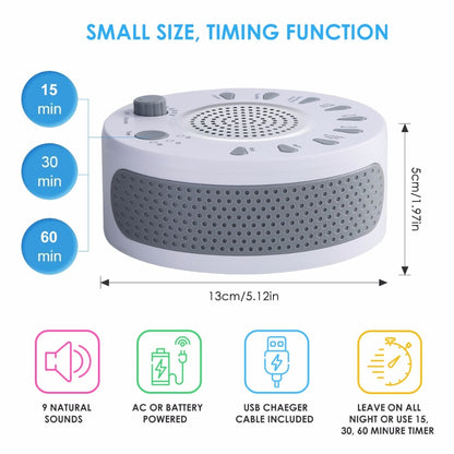 Portable White Noise Sleep Sound Machine by HitMyNeed