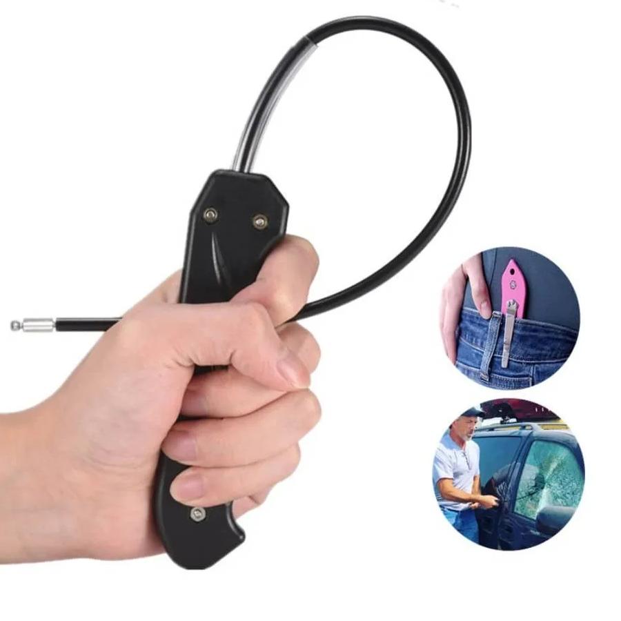 Portable Wire Self Defense Whip Staff 42.5cm by HitMyNeed