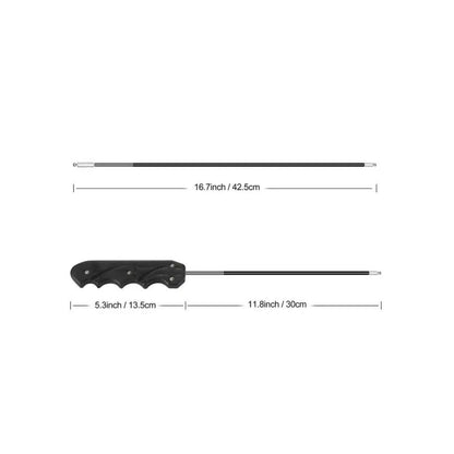 Portable Wire Self Defense Whip Staff 42.5cm by HitMyNeed
