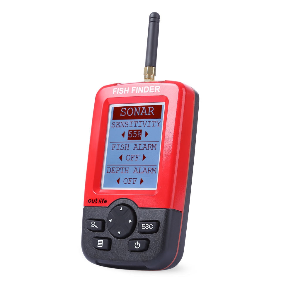 Portable Wireless Fish Finder with LCD Sonar by HitMyNeed