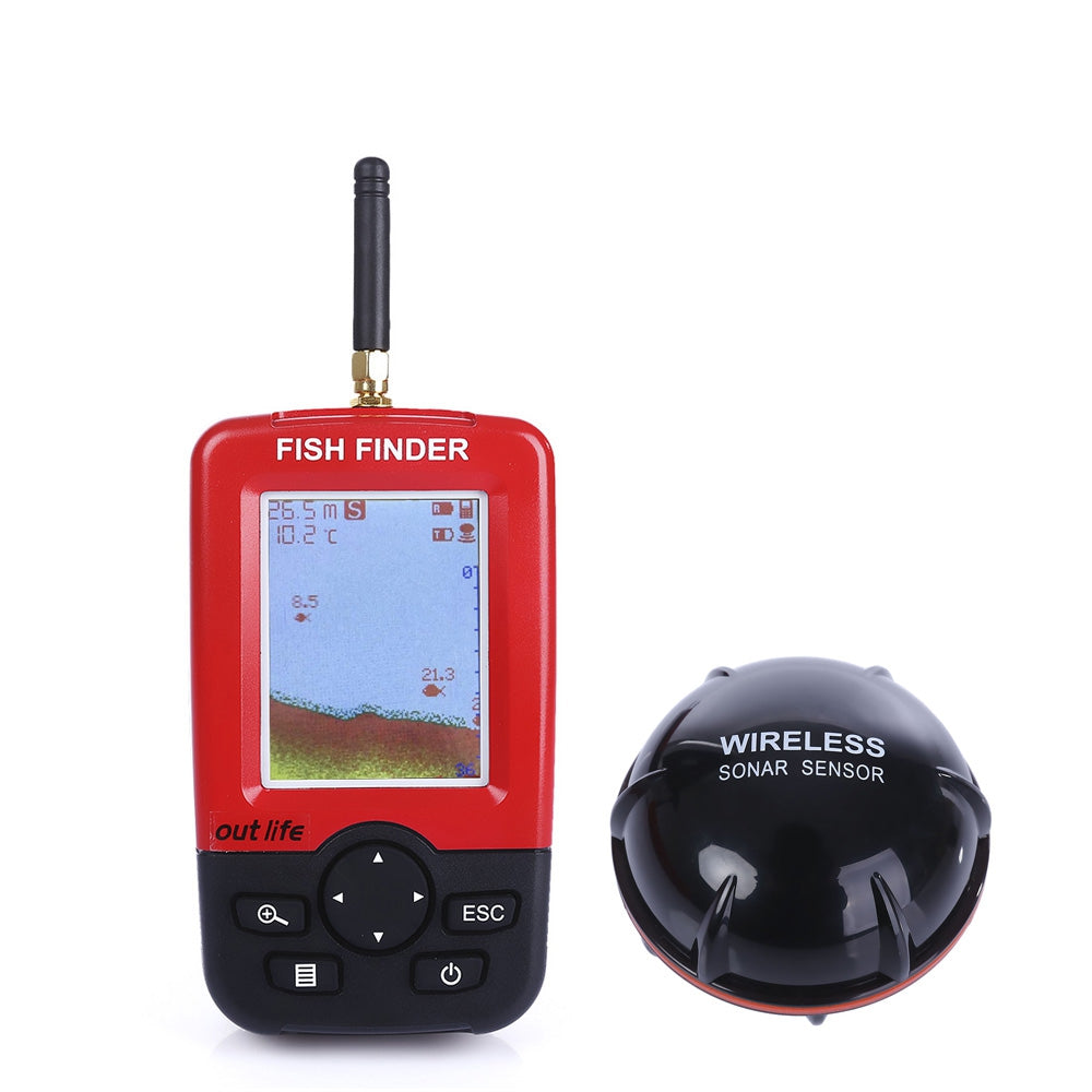 Portable Wireless Fish Finder with LCD Sonar by HitMyNeed