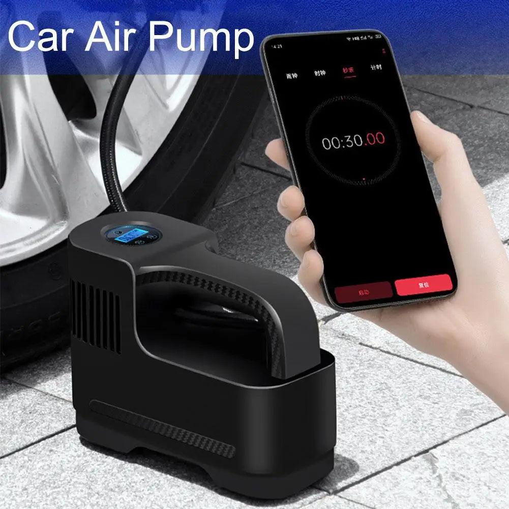 Portable Wireless Smart Vehicle Tire Air Pump by HitMyNeed