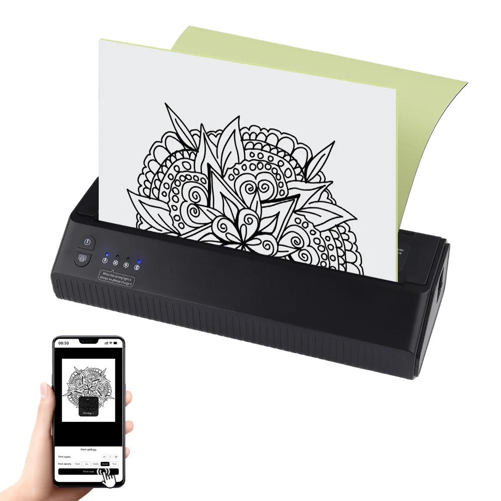 Portable Wireless Thermal Tattoo Stencil Printer by HitMyNeed