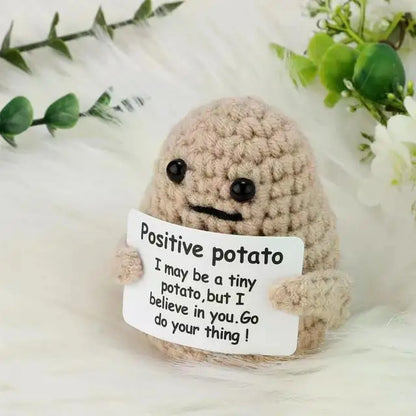 Positive Energy Potato Pocket Crochet Plush Doll 1.0 by HitMyNeed
